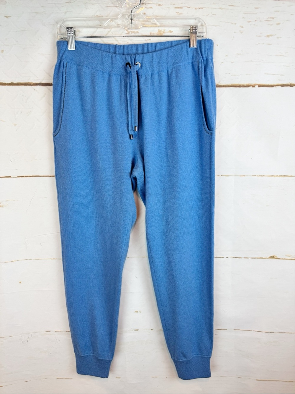 Brunello Cucinelli | Blue 2-Piece 100% Cashmere Sweater Set, M - Picture 9 of 11